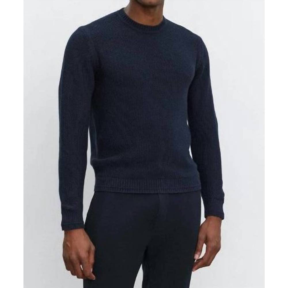 NEW VELVET BY GRAHAM & SPENCER marco sweater in navy